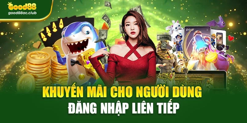 Khuyến mãi cho người dùng đăng nhập liên tiếp
